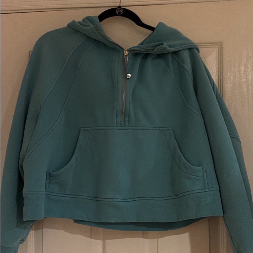 Lululemon Teal Half-Zip Hoodie